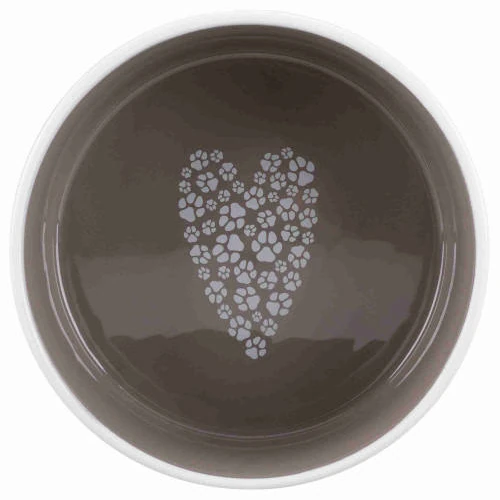 Trixie Pet's Home Ceramic Bowl - Kerámia Tál Mintás Fehér-Tópszín