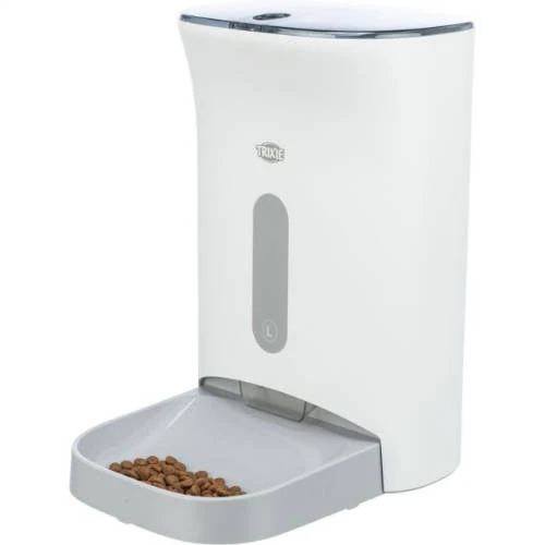 Trixie TX8 Automatic Food Dispenser - Automata Etető (fehér/szürke) 4.5 L (24×38×19cm)