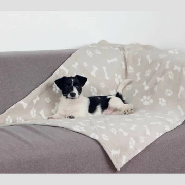 Trixie Kenny Blanket - Takaró (bézs,mintás) Macskák Részére (Több Méretben)