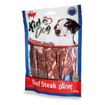 KidDog Beef Steak Slices - Jutalomfalat(marhahús)(250g)
