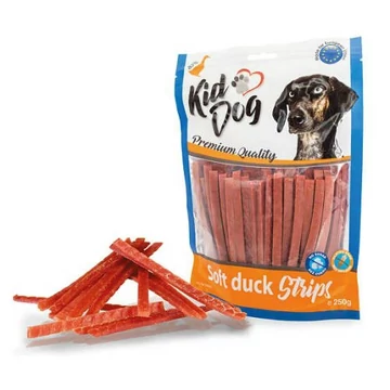 KidDog Duck Strips Soft Meat - Jutalomfalat(kacsahús)(250g)
