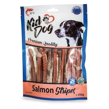 KidDog 100% Salmon Stripes Omega - 3 - Jutalomfalat(lazac)(80g)