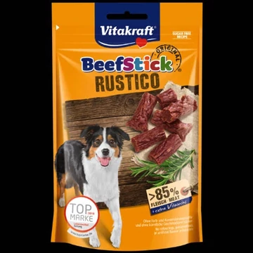 Vitakraft BeefStick Rustico - Jutalomfalat(marha,szalámi) Kistestű(55g)