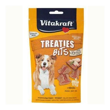 Vitakraft Treaties Bits - Jutalomfalat(csirke,bacon) Kistestű(120g)