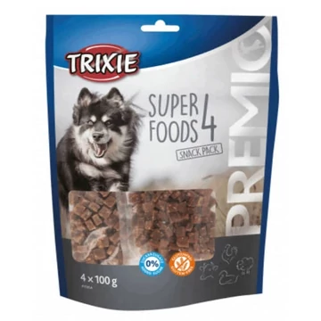 Trixie PREMIO 4 Superfoods - Jutalomfalat (csirke,kacsa,marha,bárány) 4x100g