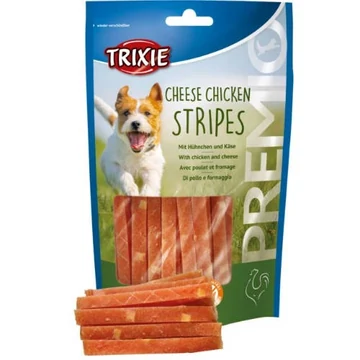 Trixie Premio Cheese Chicken Stripes - Jutalomfalat(csirke,sajt)(100g)