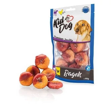 KidDog Lamb & Chicken Bagel - Jutalomfalat(csirke,bárány)(80g)