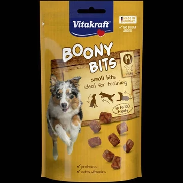 Vitakraft Boony Bits - Jutalomfalat(baromfi,sertés, Gabonafélék) Kistestű(120g)