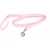 Julius-K9 IDC Lumino-póráz foszforeszkáló, pink, 19mm*2m, fogós, D karika