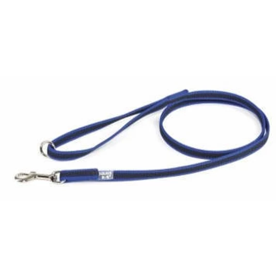 Julius-K9 Color&Gray Gumis Póráz, Fekete-szürke 20mm/1,2m