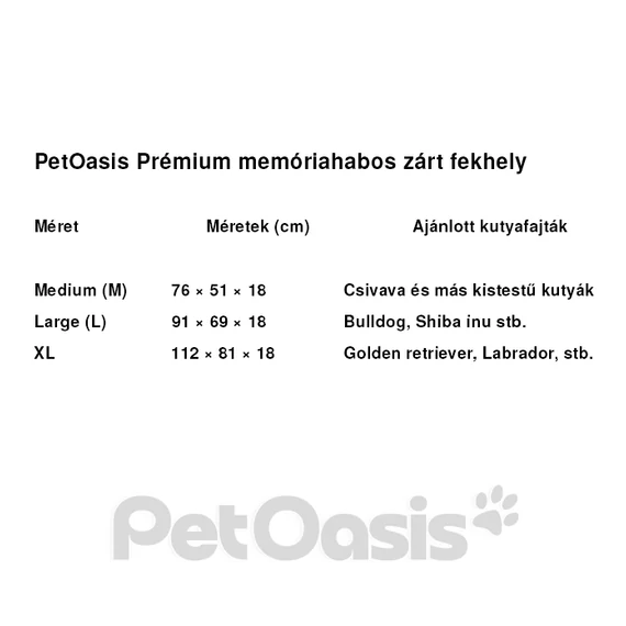 PetOasis lazy kutyaágy M