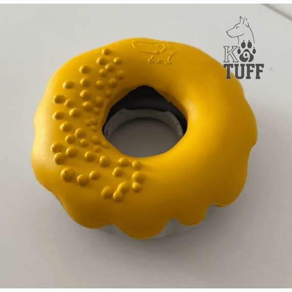 K9Tuff Fánk Sárga ultraerős gumijáték