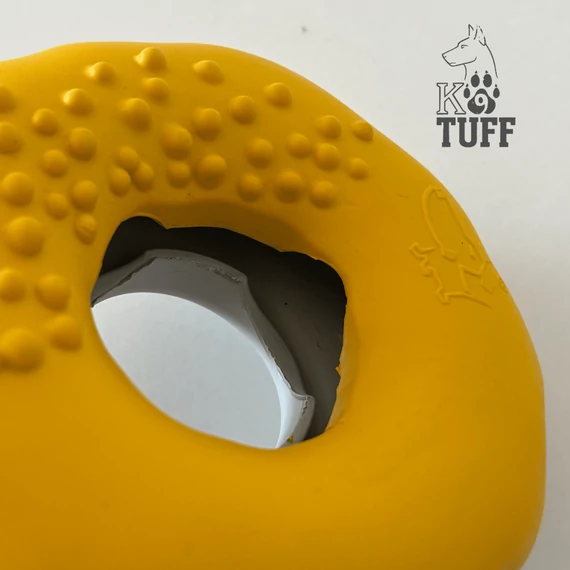 K9Tuff Fánk Sárga ultraerős gumijáték