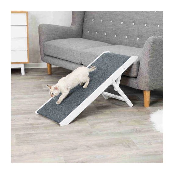 Trixie Ramp - Rámpa (fehér,szürke), (36x43x90cm) Max:40kg
