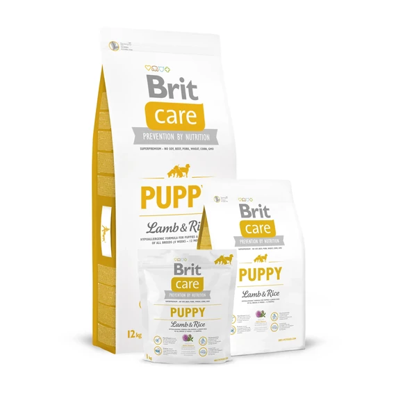 Brit Care Puppy Hipoallergén BÁRÁNY & RIZS Kölyköknek