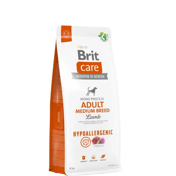 Brit Care Hipoallergén Adult Medium Breed BÁRÁNY & RIZS