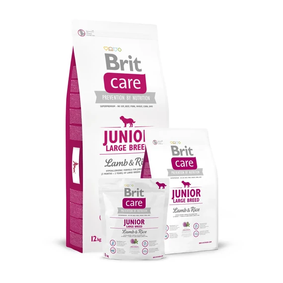 Brit Care Junior Large Breed Hipoallergén BÁRÁNY & RIZS