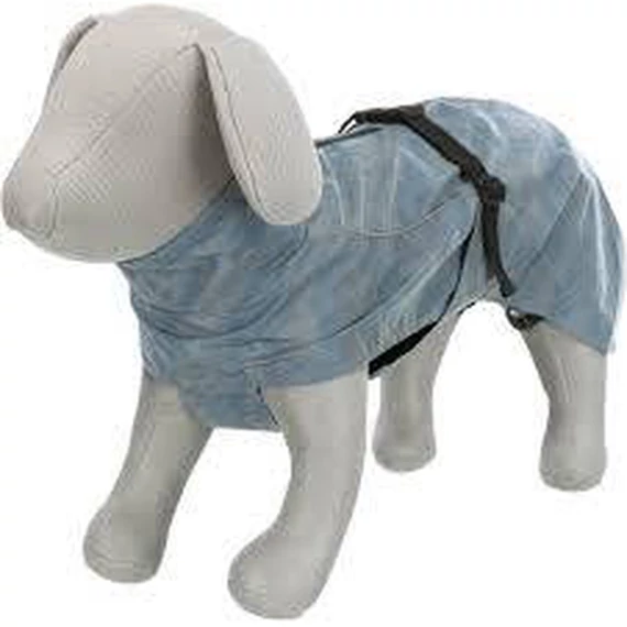 Trixie Dog raincoat Lunas - esőkabát (kék,ezüst) kutyák részére 