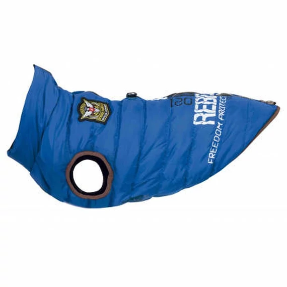 Trixie Saint-Malo Dog Coat with Harness - mellény hámmal (kék) kutyák részére 