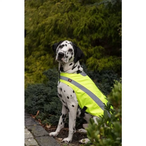 Trixie Safety Vest - Biztonsági mellény (neon sárga,fényvisszaverő) kutyák részére