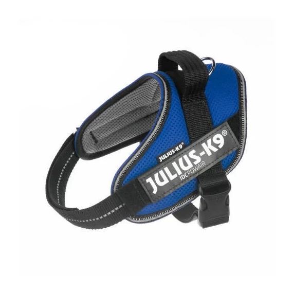 Julius-K9 IDC Powair - Hám (kék,felirat) Több Méretben