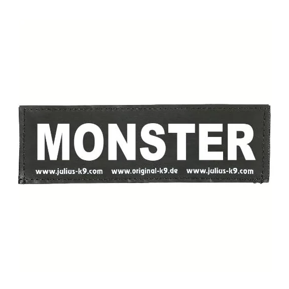 Julius K9-MONSTER felirat hámhoz kutyák részére (kicsi)