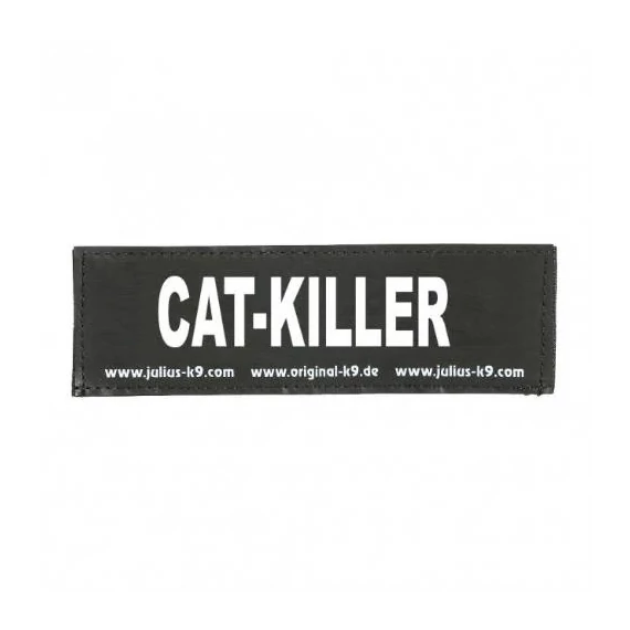 Julius K9-CAT-KILLER felirat hámhoz kutyák részére (kicsi)