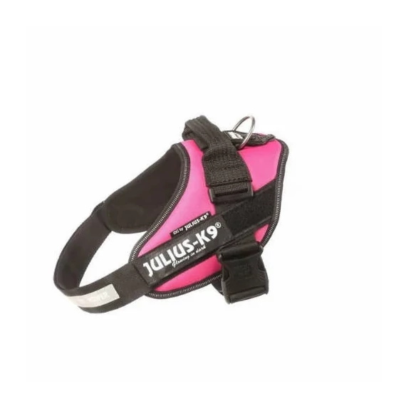 Julius K9 IDC Powair - Hám (pink, Felirattal) (L) Pink