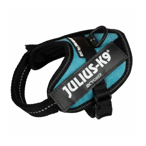 Julius K-9 Powerhám felirattal Baby 1 (türkizkék zsákszövet) 0,8-3kg-ig