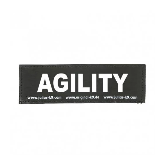 Julius K9-AGILITY felirat hámhoz kutyák részére (kicsi)