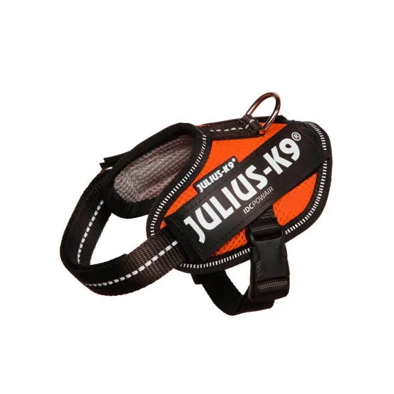 Julius-K9 IDC Powair - hám (narancs szín,felirat) kutyák részére (2XS)