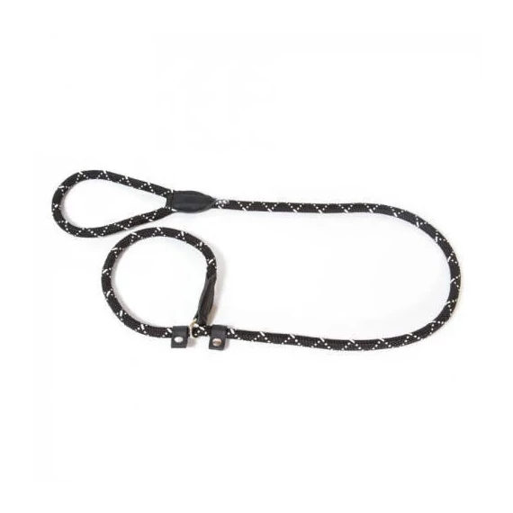 JK9 IDC Retriverpóráz, 12mm*2m, Kerek, Fekete-fluoreszkáló