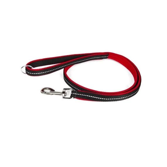 Julius-K9 Powair IDC Leash - Póráz (piros, Kis Karabinerrel) (120cm)