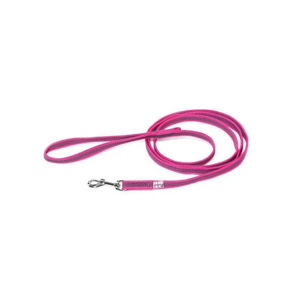 Julius K-9 Color&Gray - Póráz (gumis,pink-szürke) (14mm/2m)