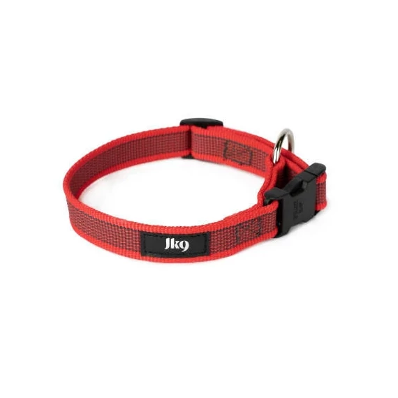 Julius K-9 Color&Gray - nyakörv (piros-szürke) kutyák részére (20mm/27-42cm)