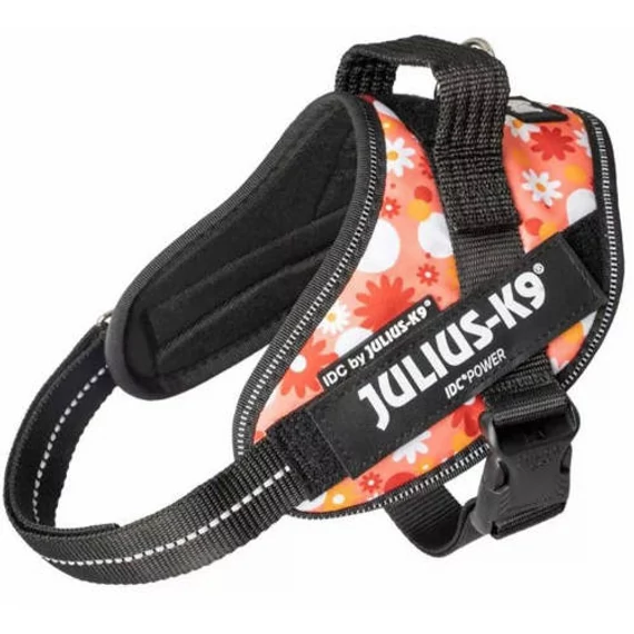 Julius-K9 IDC Powerhám, méret 2 Rózsaszín virágos