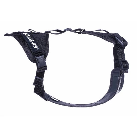 Julis-K9 Mantrailing Hám Méret: L-XL / Fekete