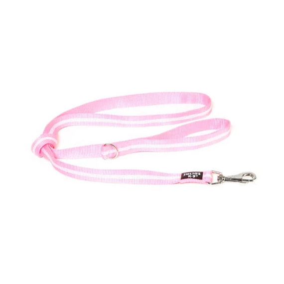 Julius-K9 IDC Póráz utánvilágító, pink, 25mm*1,8m, fogós/Dkarika