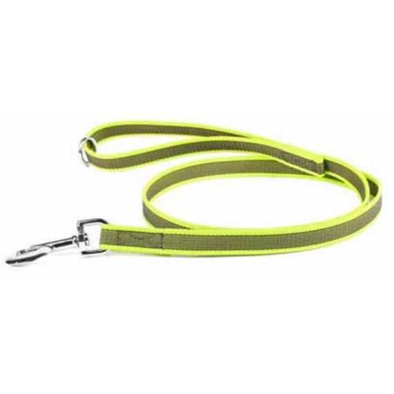 Julius-K9 Color&Gray gumis póráz, neon-szürke 20mm/1,2m
