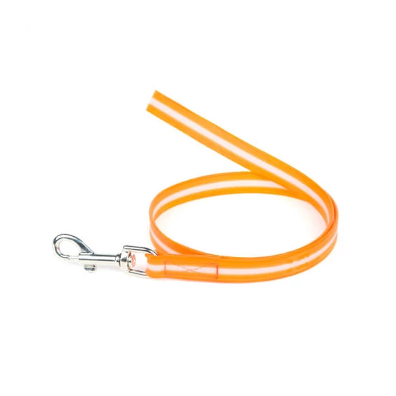 Julius-K9 IDC Lumino-póráz Foszforeszkáló, Metál Karabínerrel, 80cm, Fogó Nélkül