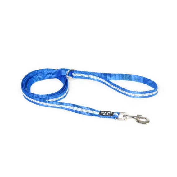 Julius-K9 IDC Póráz Utánvilágító, Kék, 14mm*1,8m, Fogós/Dkarika