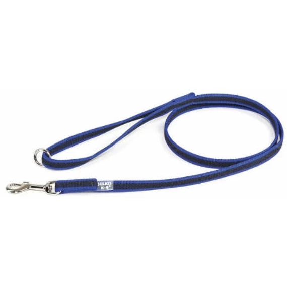 Julius-K9 Color&Gray Gumis Póráz, Kék-szürke 14mm/1,2m