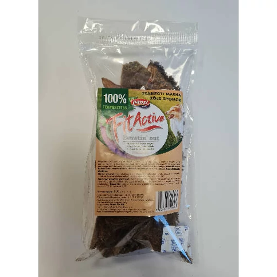 FitActive snack - jutalomfalat (szárított marha zöld gyomor) kutyák részére