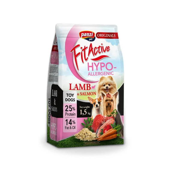 FitActive ToyDogs Hypoallergenic Adult (bárány) Száraztáp - Kistestû Felnőtt Kutyák Részére (1,5kg)