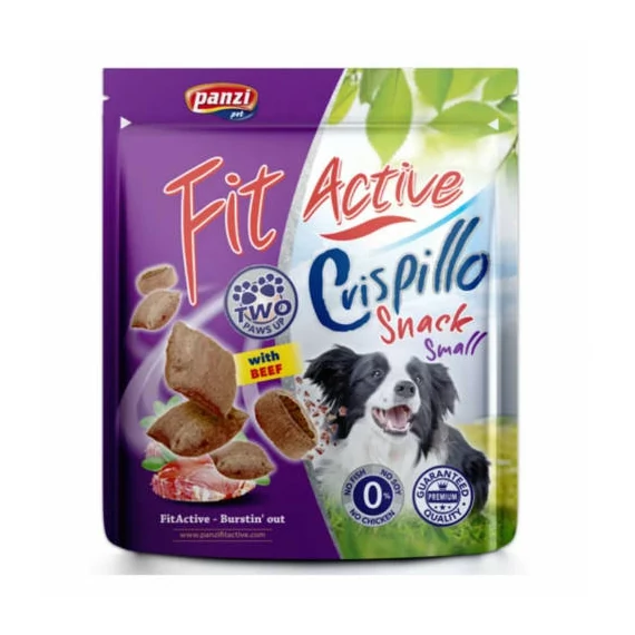 FitActive Crispillo Snack small (marha) - töltött párnácska (180g)