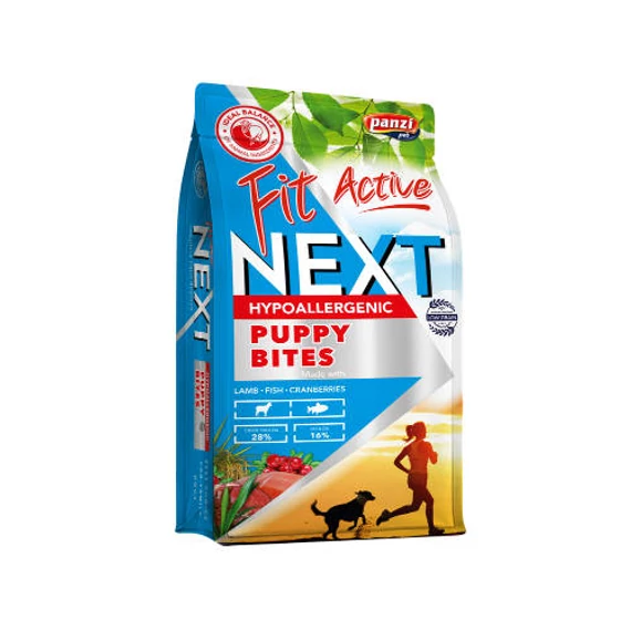 FitActive Next Hypoallergenic Classic Lamb Puppy (hal,bárány) Száraztáp - Ételallergiás, Kölyök Kutyák Részére (3kg)