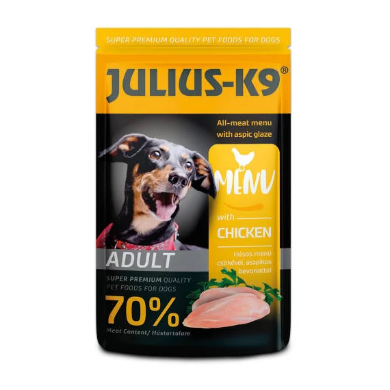Julius-K9 Dog Adult Beef - nedveseledel (csirke) felnõtt kutyák részére (125g)