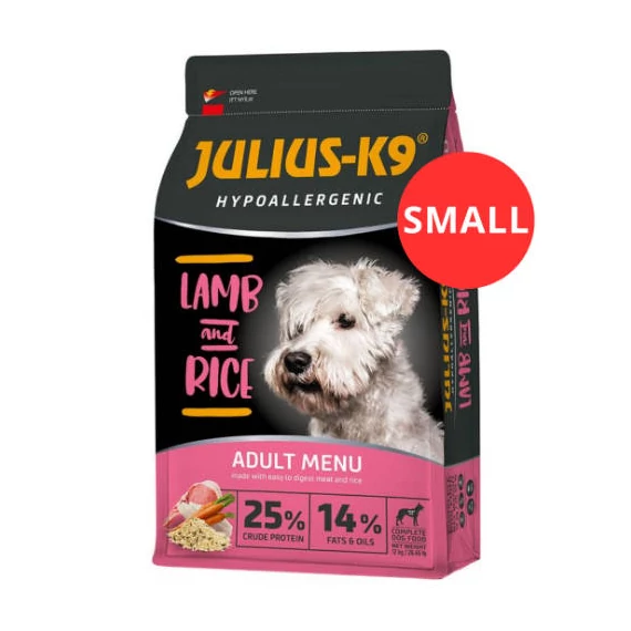 JULIUS-K9 ADULT HYPOALLERGENIC Lamb&Rice (bárány&rizs) SMALL