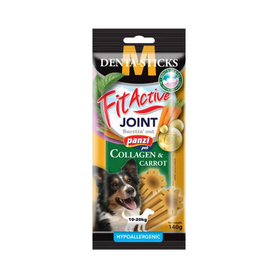 FitActive SNACK Denta-Sticks Hypoallergenic Joint - Jutalomfalat (kollagén, Répa)