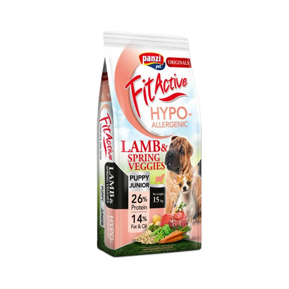 FitActive ORIGINALS PUPPY&JUNIOR HYPOALLERGENIC Lamb&Spring Veggies
